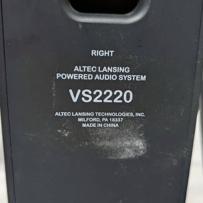 Altec Lansing VS2220 5 Watts 2.0 Computer Speakers - Pair image 5