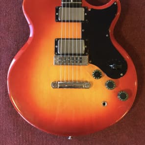 Gibson L6S Mid 1970's Cherry Sunburst image 2