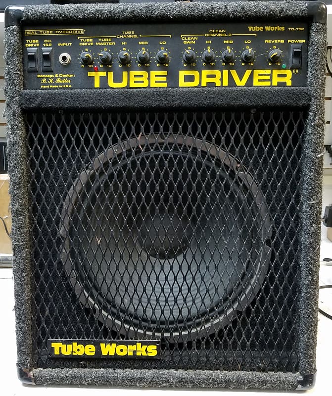 Tube Works TD-752 Tube Driver Combo Guitar Amplifier w/ Footswitch