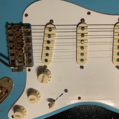 MJT Stratocaster 2020 - Daphne Blue image 16