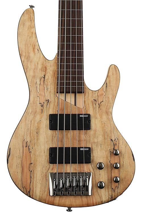 ESP LTD B-205SM Fretless Bass Guitar - Natural Satin | Reverb