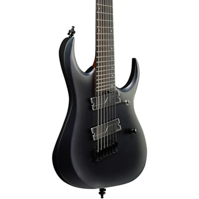 Ibanez  RGD71ALMS Axion Label Multi-Scale 7-String Electric Guitar 2024 -  Black Aurora Burst image 5