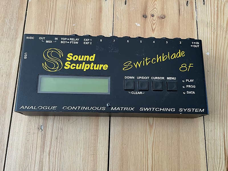 Sound Sculpture Switchblade 8f advanced effects pedal Reverb