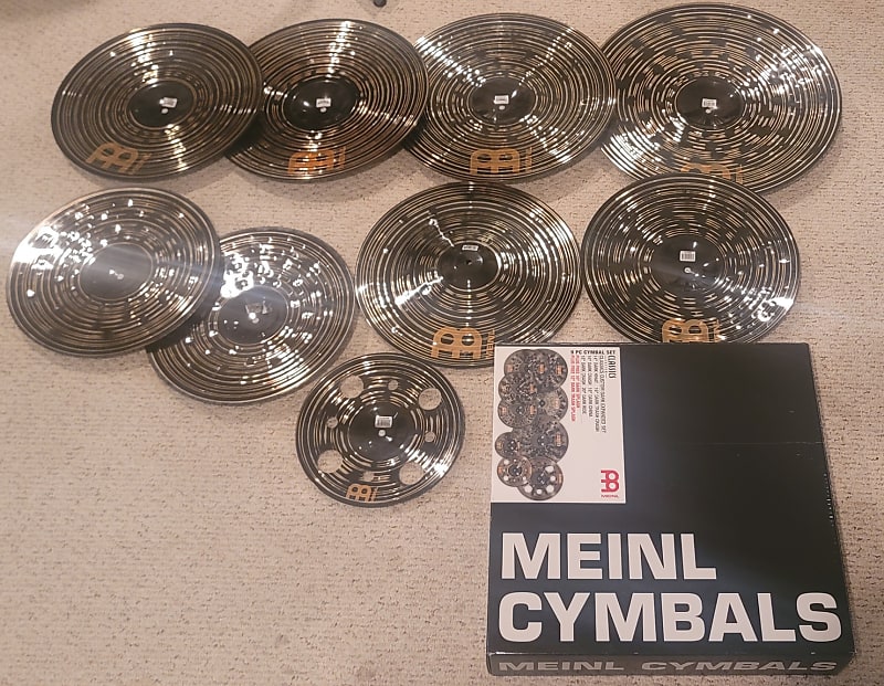 Meinl Dark Custom 9 Piece Cymbal Pack image 1