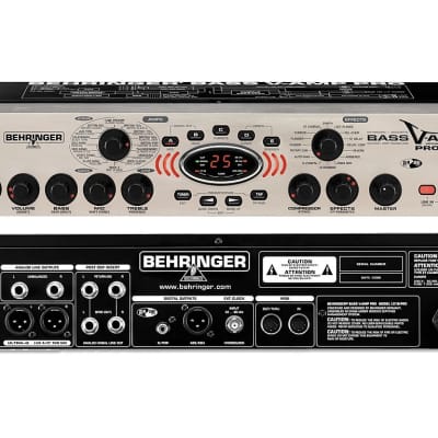 Behringer Bass V-AMP Pro Rackmount Amp Modeler and Multi-Effect 2010s - Silver image 5