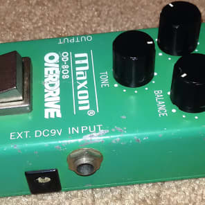 Vintage 1979 Narrow Box Maxon OD-808 Overdrive- Rare Ibanez TS-808