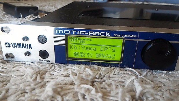Yamaha Motif-Rack MOTIF RACK TONE GENERATOR Great High Quality Sound Module Black image 1