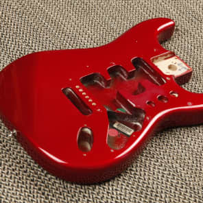 Fender Standard Stratocaster Body 2006 Candy Apple Red image 2