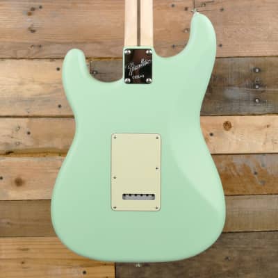 Fender American Performer Stratocaster HSS, Maple Fingerboard, Satin Surf Green - Weight: 8 pounds! image 2