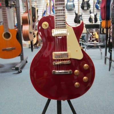 Vintage V100M Mini Double Coil ReIssued Electric Guitar ~ Wine Red