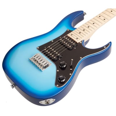 Ibanez GRGM21M-BLT GIO miKro Series Electric Guitar, Blue Burst image 3