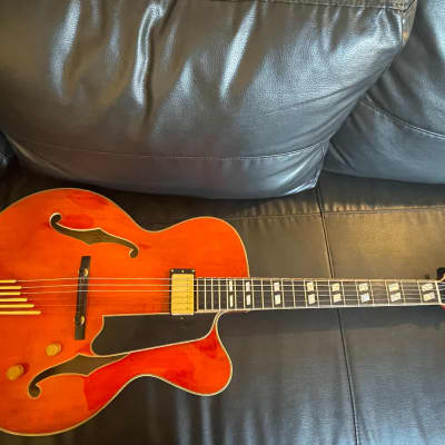 Eastman AR 580 CE 2018 - Amber Translucent w/Extra Tailpiece image 8