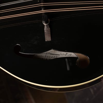 Gibson 75th Anniversary F-10 Mandolin 2009 - David Harvey GEM - Black image 8