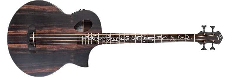 Michael Kelly Guitars Dragonfly 4 Port Java Ebony Acoustic Electric Bass 365504 809164025559 image 1