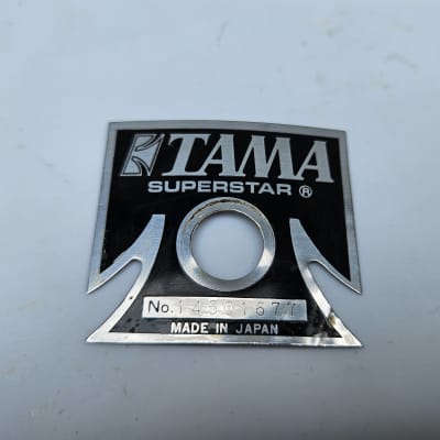 TAMA 1970s-1980s Era Superstar Badge Black 