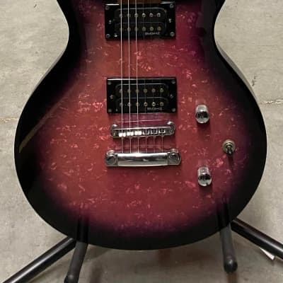 Daisy Rock Stardust Elite Violet Burst Electric Guitar With Pink