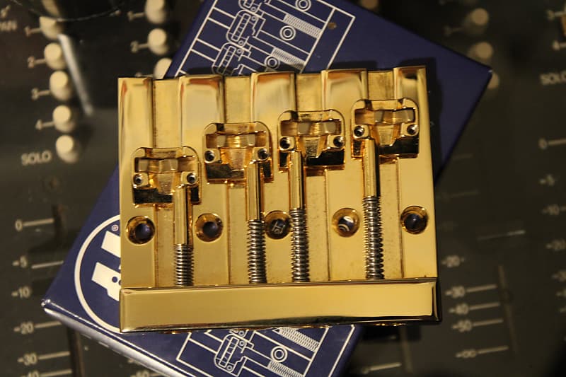 Hipshot Kick Ass Kickass Bass Bridge 2022 Gold Fender Jazz Reverb