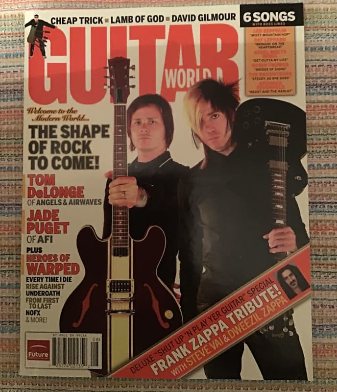 Guitar World Magazine Back Issue With Disc, August 2006: | Reverb