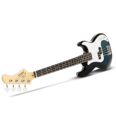 Glarry GP Electric Bass Guitar Blue w/20W Amplifier for sale