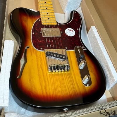 G&L Tribute ASAT Classic Bluesboy Sunburst Semi Hollow Body Electric Guitar image 6