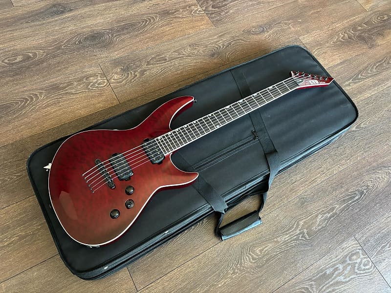 ESP LTD H3-1000 QM See Thru Black Cherry image 1