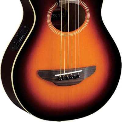 Yamaha APXT2 3/4 Size Acoustic Electric Guitar Old Violin Sunburst image 1