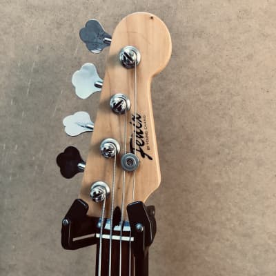 Fenix  Jazz Bass 1980’s Metallic grey (with case) image 2
