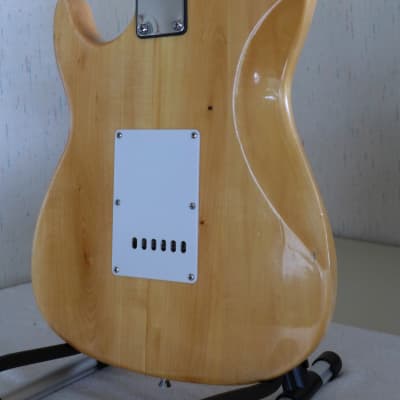 Natural Maple Wood Electric Guitar (a real beauty, see video) image 8