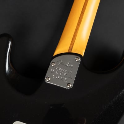 2021 Fender American Ultra Luxe Stratocaster RW Floyd Rose HSS - Mystic Black | USA Matching Headstock | COA OHSC image 23