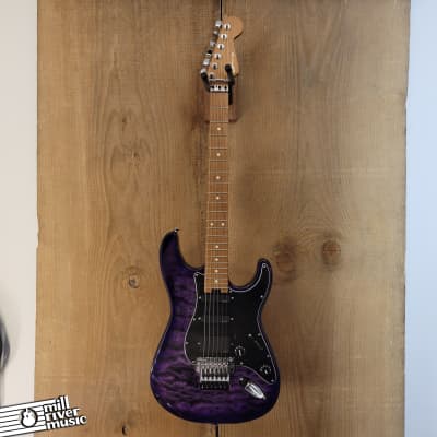 Charvel Marco Sfogli Signature Pro-Mod So-Cal Style 1 HSS FR - Transparent Purple Burst w/ Bag Used image 2