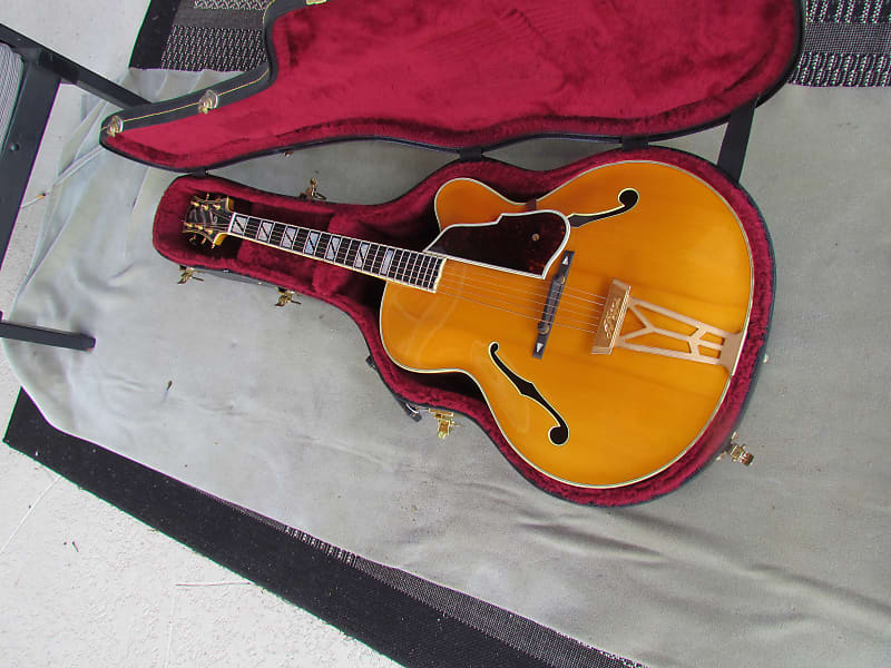 1998 Jim Triggs 18" Cutaway Archtop Natural Finish Spectacular Back Nashville Made Stromberg Copy image 1