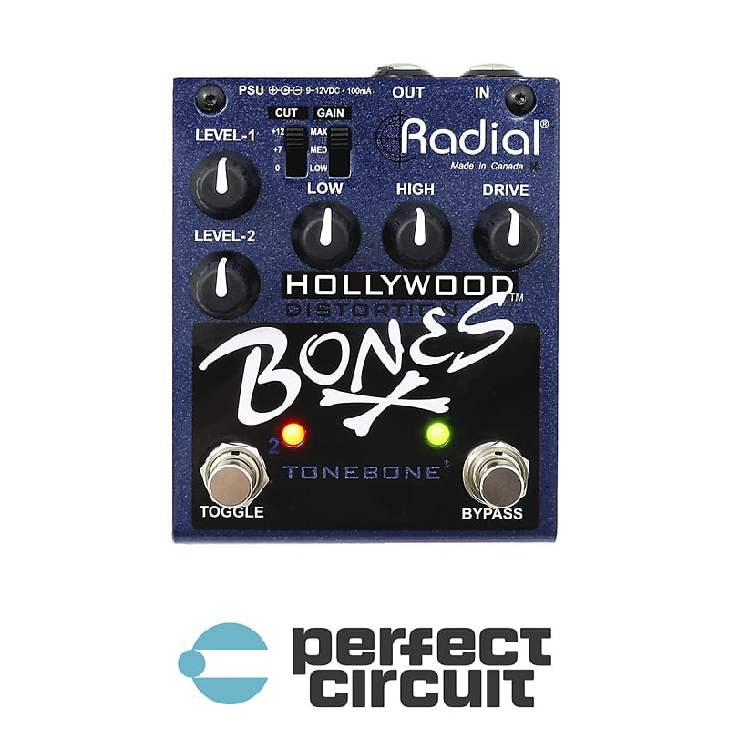 Radial Bones Hollywood 歪み エフェクター2ch Radial Bones Hollywood 歪み エフェクター2ch Bones Hollywood