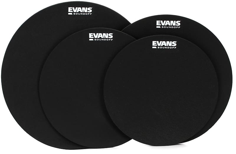 Evans SoundOff Drum Mute Pak - 12"  13"  14"  and 16" (2-pack) Bundle image 1
