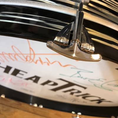 Bun E. Carlos’s Cheap Trick Signed, Sgt. Pepper, Ludwig, Zildjian 2007 Black Oyster Maple Classic. image 8