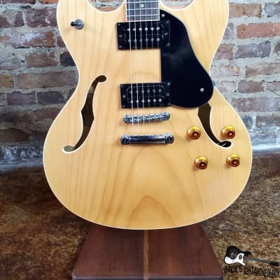 Washburn HB-30 Hollowbody Electric Guitar w/ OHSC (2000s, Natural Maple) image 2
