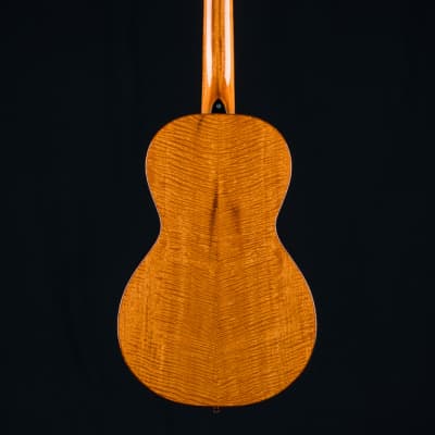 Ressler Parlor 12-Fret Flame Mahogany and Bearclaw Sitka Spruce NEW image 3