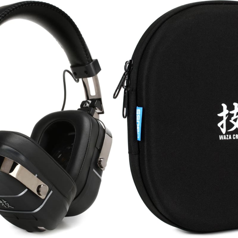 Boss Waza-Air Bass Guitar Wireless Headphone Amp Bundle with Boss CB-WZ-AIR  Carrying Case for Waza-Air