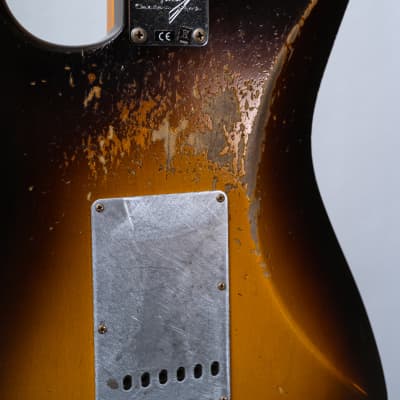 Fender Custom Shop El Diablo Stratocaster Heavy Relic 2024 - Wide Fade 2 Color Sunburst image 7