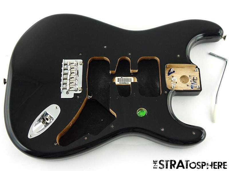 Fender Player Stratocaster Strat BODY & HARDWARE Strat Black Reverb