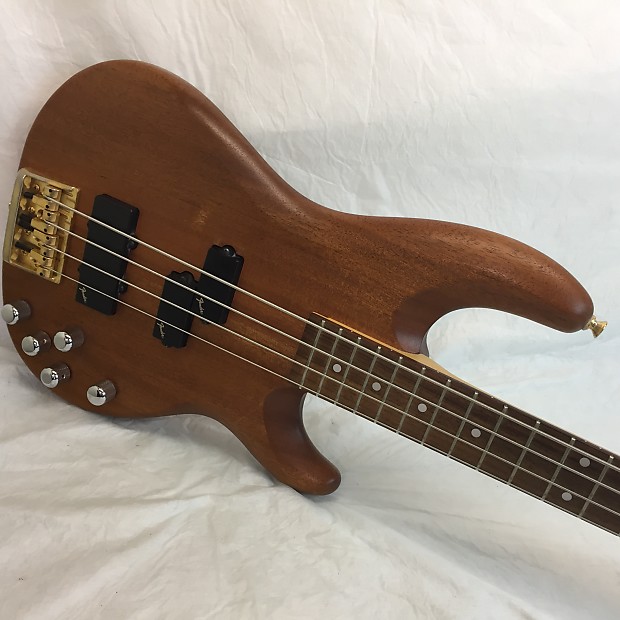 Fender Precision Bass Deluxe Lyte 1994 Natural Mahogany Japan w Active Pickups