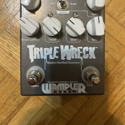 Reverb.com listing, price, conditions, and images for wampler-triple-wreck