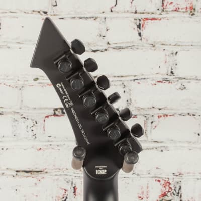 LTD by ESP James Hetfield Snakebyte Electric Guitar Black Satin image 6