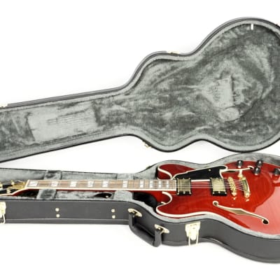 D'Angelico Excel DC Double Cutaway w/ stop-bar tailpiece - Trans Cherry - W2201265 image 11