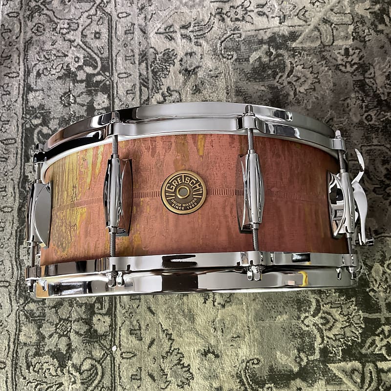 Gretsch GAS5514-KC Keith Carlock Signature 5.5x14" Brass Snare Drum image 1
