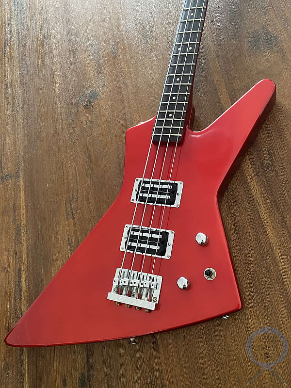 Fernandes, Explorer Bass, Red, MIJ 1986, Model BXB-55