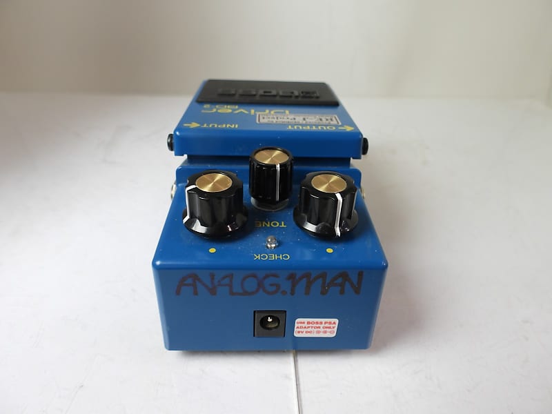 Boss BD-2 Blues Driver Overdrive Effect Pedal w/Analogman RE-J Mod