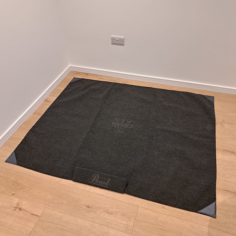 Pearl Crash Pad NonSlip Drum Mat 2018 Grey Reverb UK