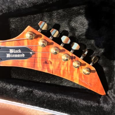 🔥SALE!  RRV RandyRhoads Custom FlyingV Tribute Guitar Blk Diamond Lacquer Checki image 22