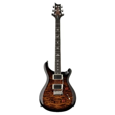 PRS SE Custom 24 Quilt Package Electric Guitar - Black Gold Sunburst image 2
