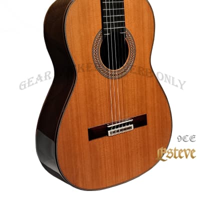 Guitarras Esteve 9CB all solid Cedar & Indian Rosewood Spain handmade classical guitar image 5